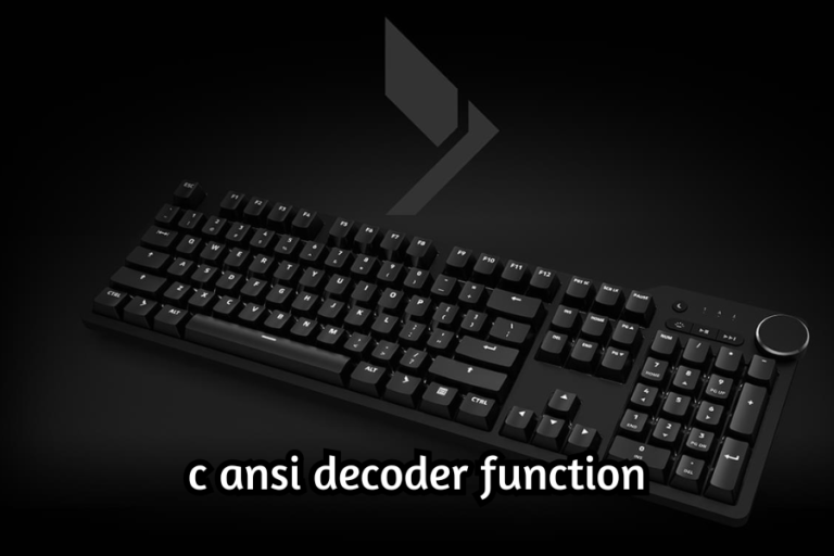 c ansi decoder function