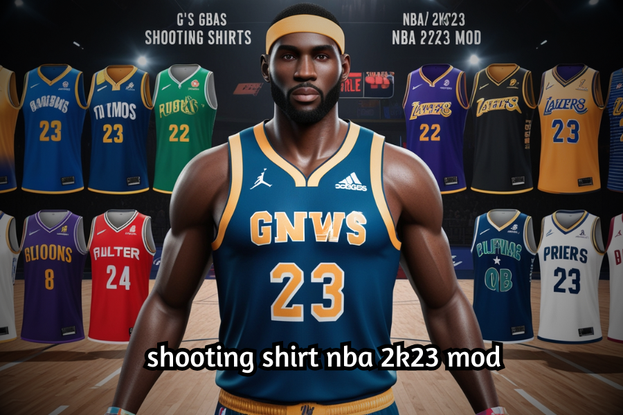 shooting shirt nba 2k23 mod