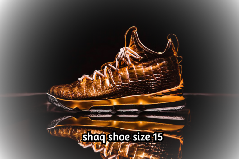 shaq shoe size 15