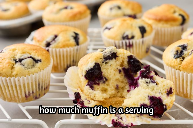 how much muffin is a serving