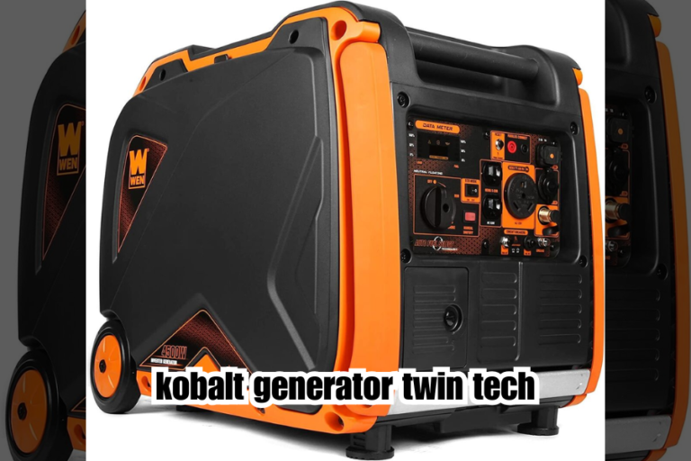 kobalt generator twin tech