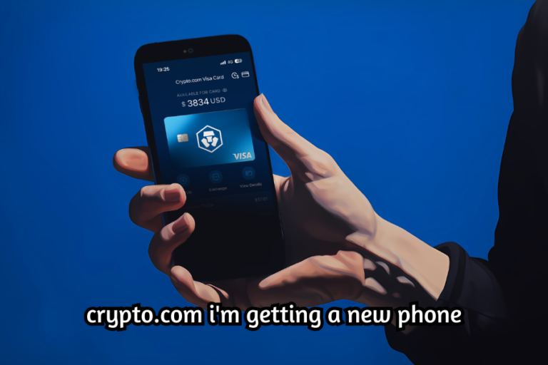 crypto.com i'm getting a new phone