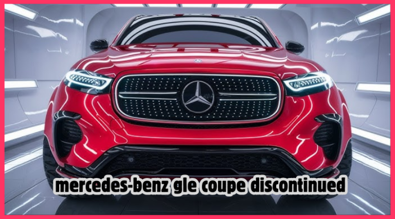 mercedes-benz gle coupe discontinued