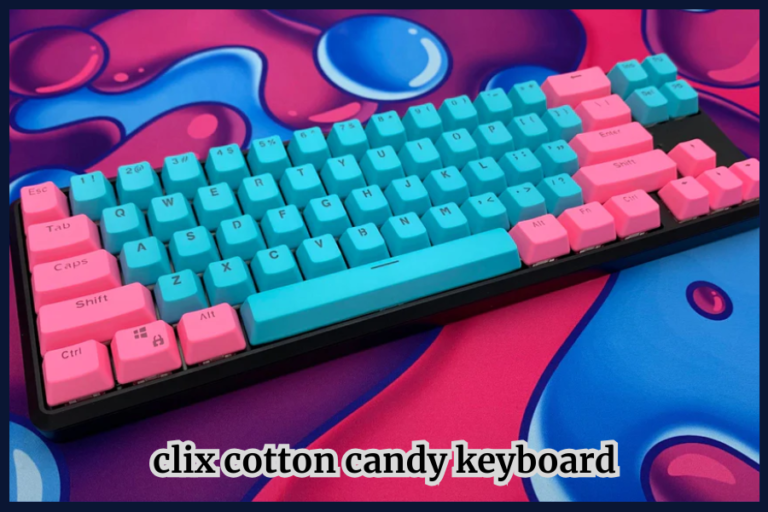 clix cotton candy keyboard