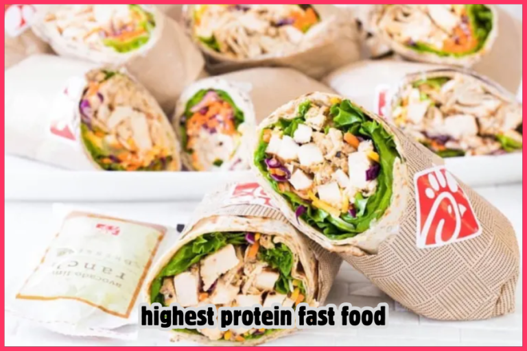 highest protein fast food